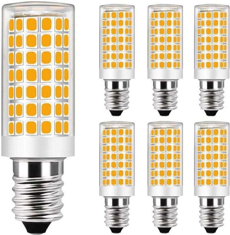 6er-Set Ampulle E14 9W LED-Äquivalent Ampulle Halogen 75W-Blanc Chaud 3000K-Nicht dimmbar-AC 220-240V