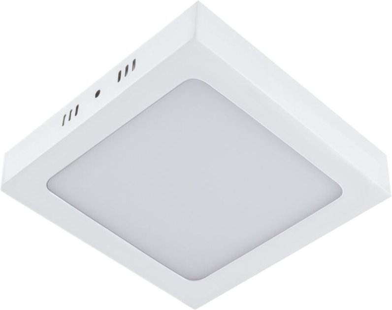 Licht-erlebnisse - Deckenlampe led Aluminium 22,5 cm breit Weiß eckig neutralweiß 4000 k 2010 lm