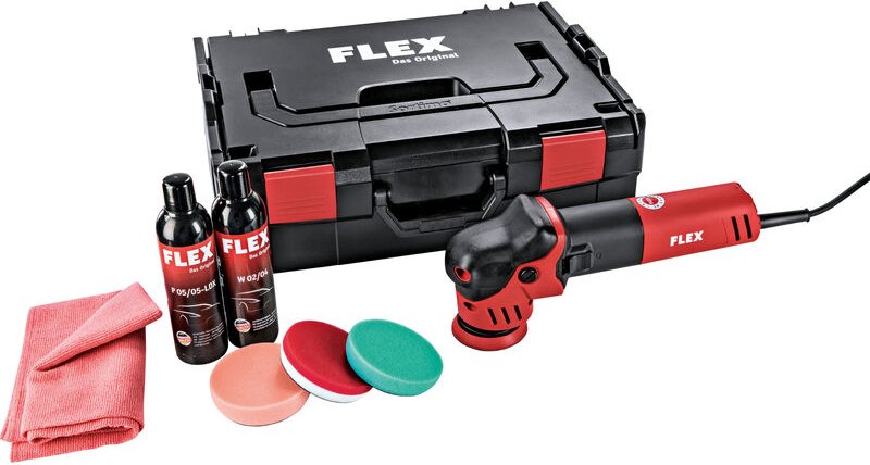 Flex - Exzenterpolierer xfe 7-12 80 P-Set 230/CEE mit Zubehör in l-boxx 136