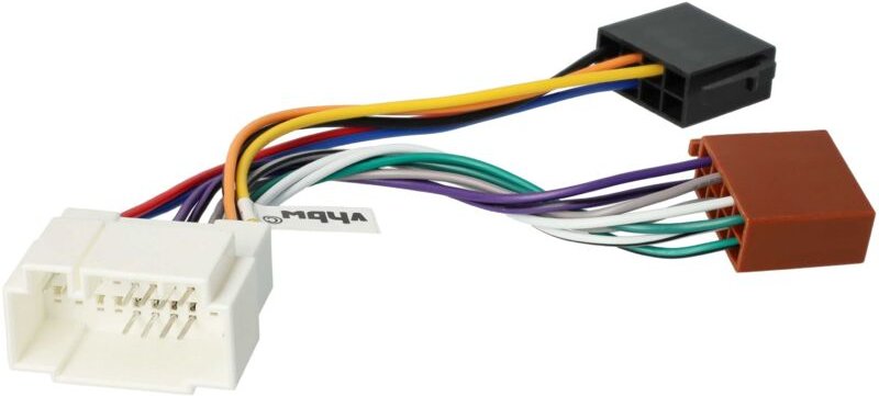 vhbw Autoradio ISO Adapter kompatibel mit Opel Agila B ab 2008 Auto-Modell