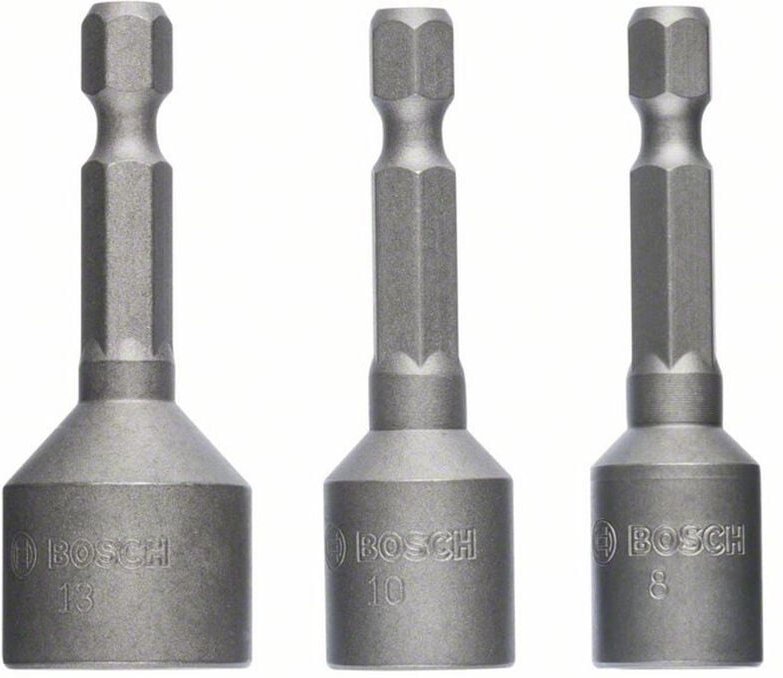 Accessories 2608551078 Steckschlüsseleinsatz 8 mm, 10 mm, 13 mm 50 mm 1 Set - Bosch