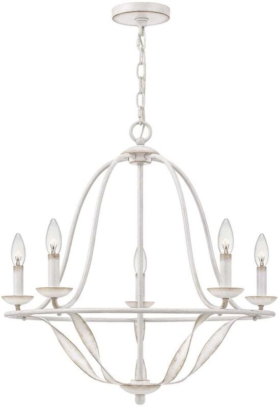 Quoizel - Elstead Bradbury Mehrarmiger Kronleuchter Antik Weiß