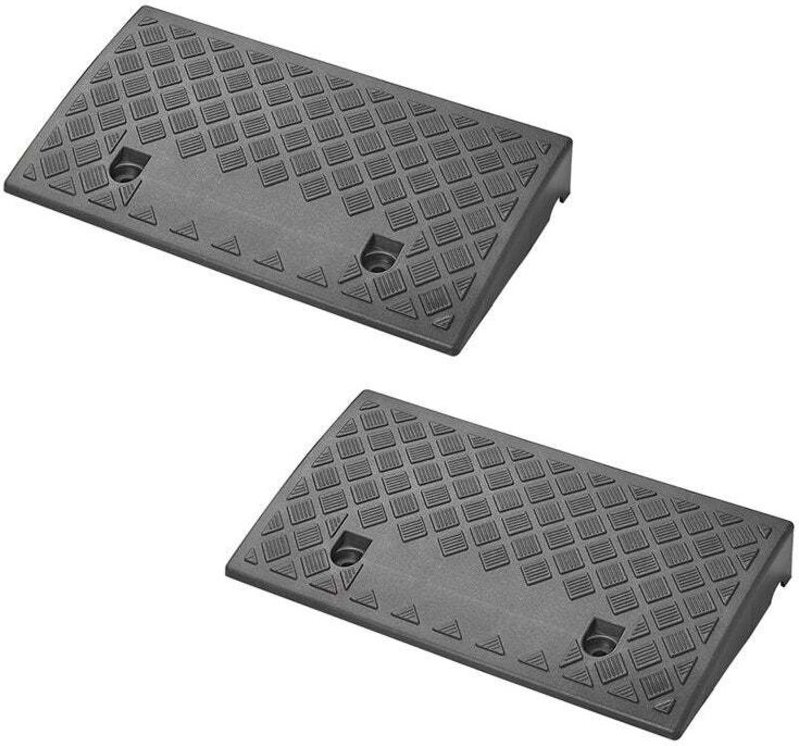 Bordsteinrampe 70 mm schwarz - set mit 2 stuck