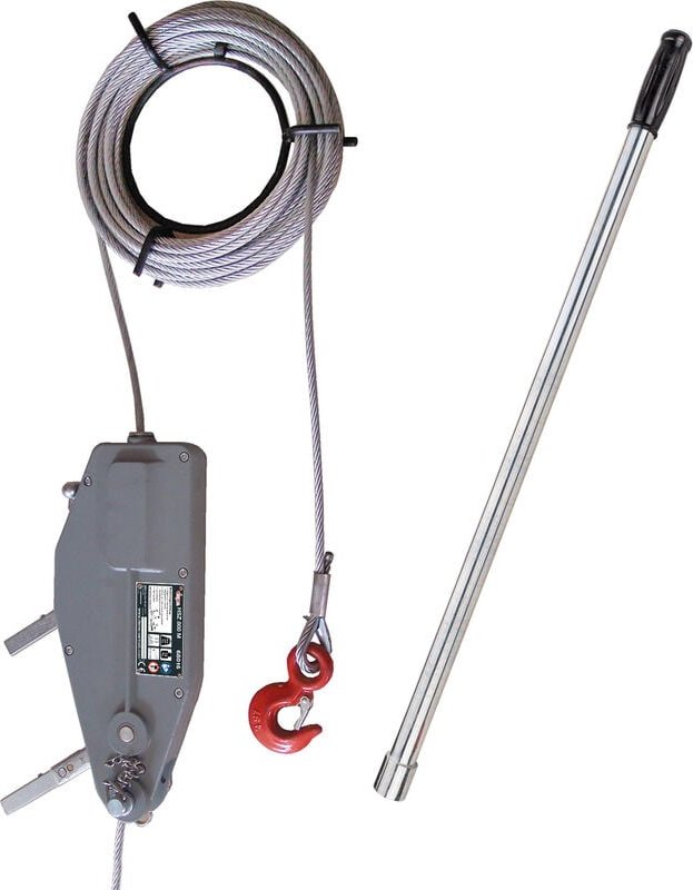 Dema - Handseilwinde Seilwinde Handseilzug Seilzug Forstseilwinde 800kg