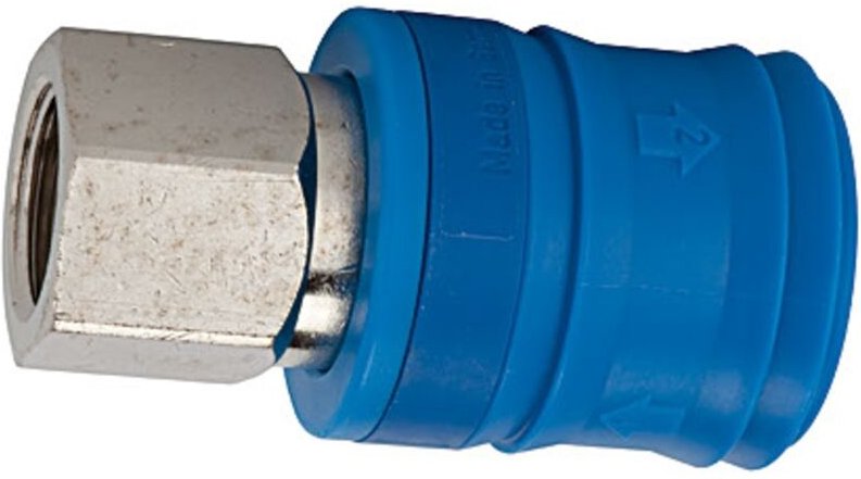 Sicherheitskupplung nw 7,4, Typ ke, Messing vern., g 1/2 ig - Riegler