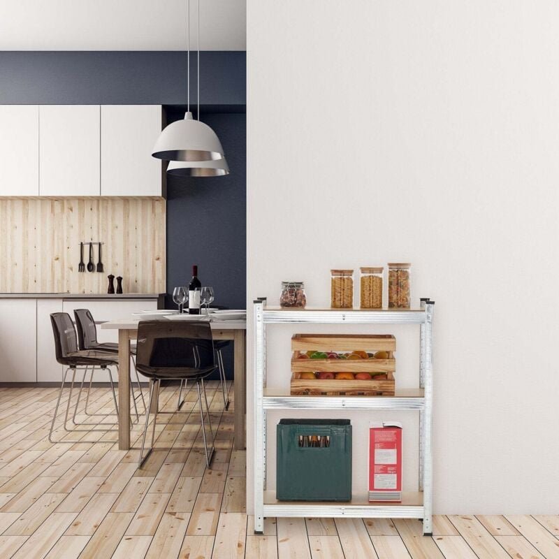 Robuste lagerregale aus stahl 2er set verstellbare regalboden