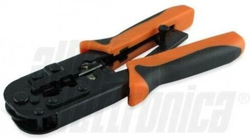 Alpha Elettronica - Crimping pince fr modulare stecker 4p4c, 6p4c, 6p4c, 6p6c, 8p8c 98-162