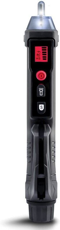 Uniks R10 Phasenprüfer berührungsloser Spannungsdetektor mit Display und LED-Taschenlampe DUAL-RANGE 48V – 1000V