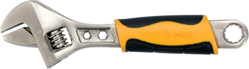 Toya - Verstellbarer Schraubenschlüssel 150 mm mit abgedecktem Griff 54070 vorel