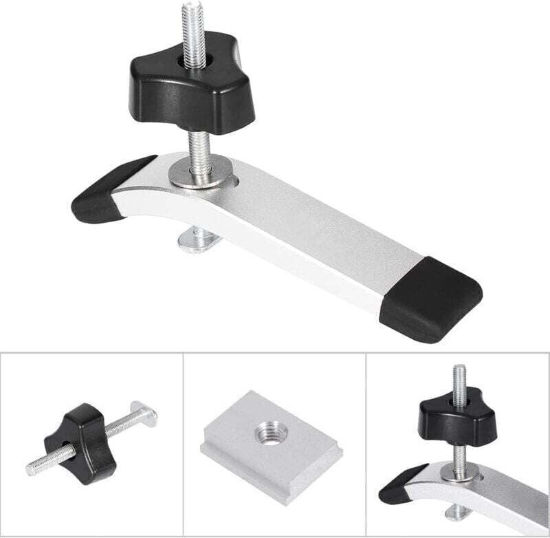 T-Nut T-Track Metallklemme Befestigungswerkzeug Schnellklemme für die Holzbearbeitung