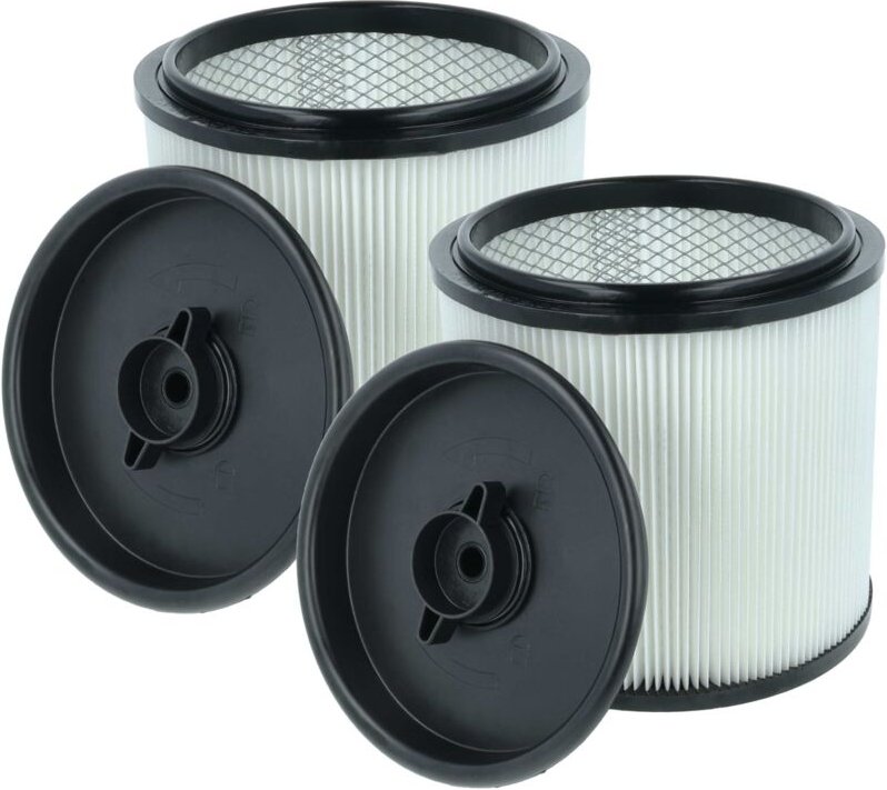 vhbw 2x Faltenfilter kompatibel mit Einhell TE-VC 2230 SACL EX UKCA, 2230 SACL, 2230 SACL EX CH Nass- & Trockensauger - ...