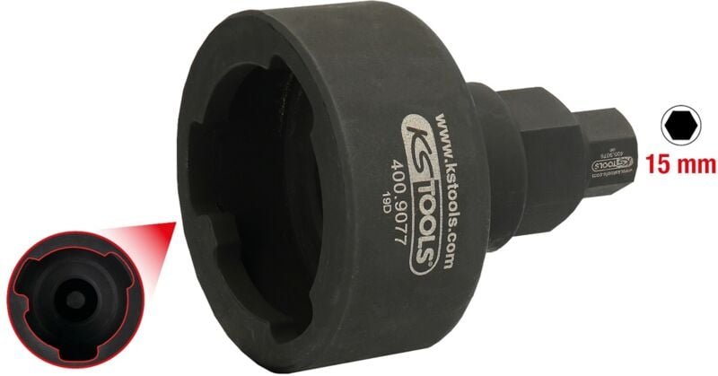 Ks Tools Hochdruckpumpenrad-Abzieher für vag, 2-tlg