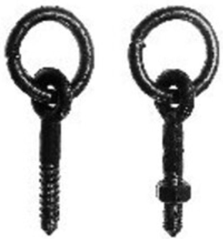 Pösamo Krippenring geschmiedet galZn 12,0x45mm Holzgew.