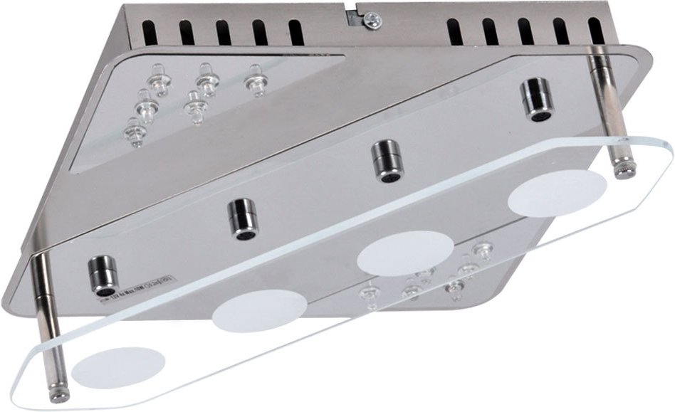 Brilliant - Hochwertige led Decken Lampe Leuchte verchromt satiniert Beleuchtung G94133/77