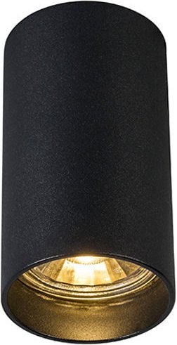 Moderner Aufbaustrahler Schwarz 5,5cm GU10 50mm - Tuba