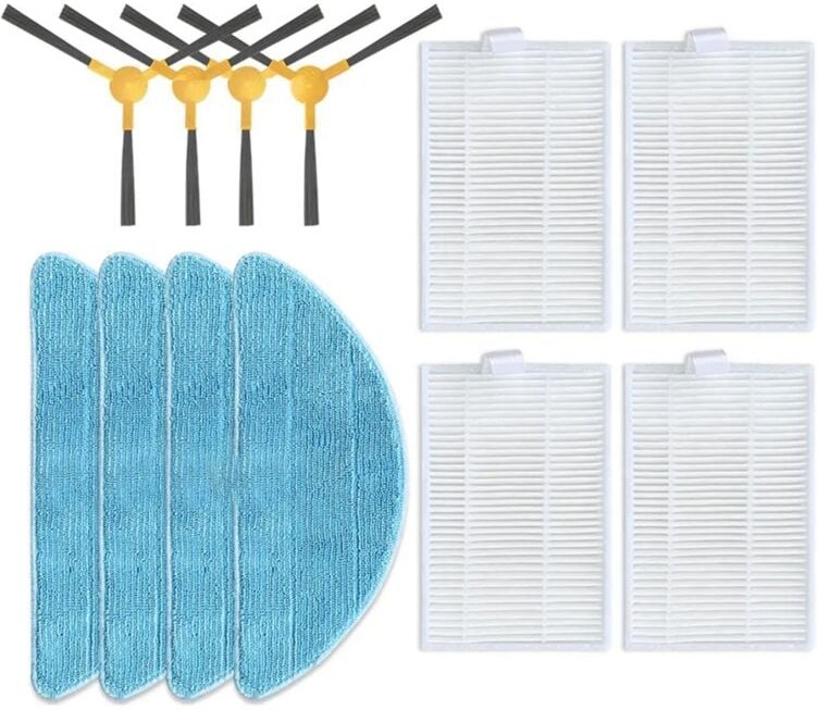 Für Okami R120 Seite Pinsel Hepa-Filter Mopp Tücher Ersatz Teile