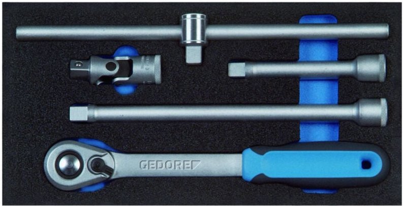 Gedore - 1500 CT1-1993 U-20 Zubehör für Steckschlüsseleinsätze 1/2' in Check-Tool-Modul
