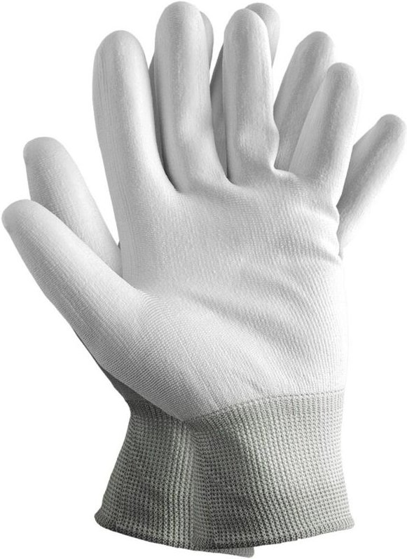 Handschuhe Polyester + Polyurethan Rtepo 7, Pp-004, Guretan - 12 Paar - Rek Rtepo7