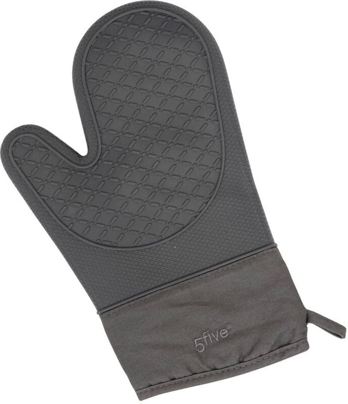 Silikon- und baumwollhandschuh grau - 5five