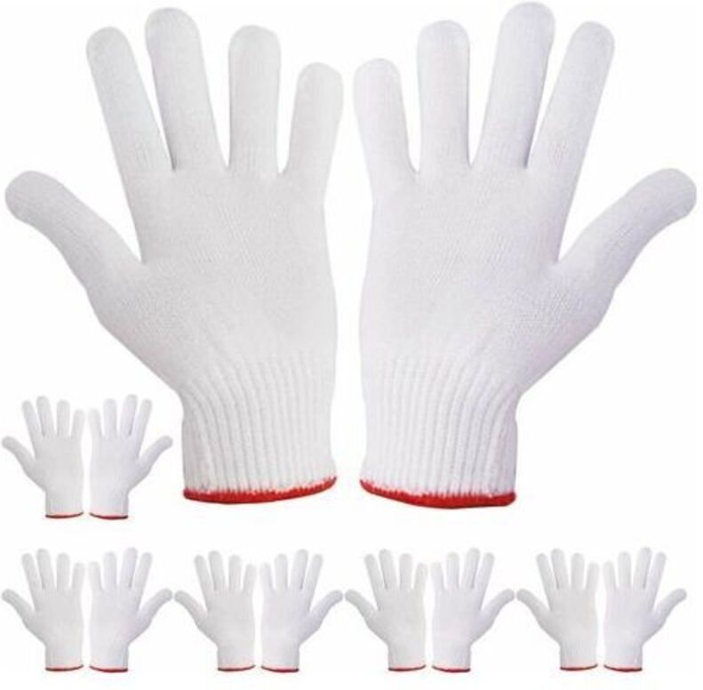 Paar Arbeitshandschuhe für die Hände, Sicherheitsgriffschutz, dickere Arbeitshandschuhe, gestrickt