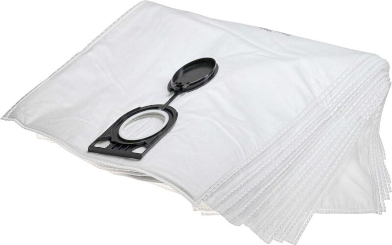 10x Staubsaugerbeutel kompatibel mit Romus Vacrom Staubsauger - Mikrovlies, 66,4cm x 39,6cm Weiss - Vhbw