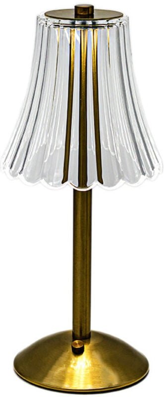 Kabellose Tischlampe, dimmbare Touch-Nachttischlampe, 3 Farben, per usb wiederaufladbare Kristall-LED-Tischlampe für Sch...