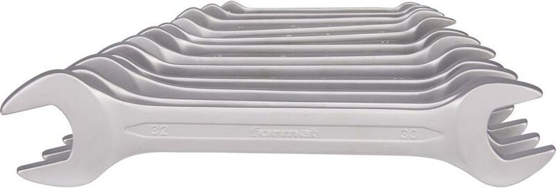 Doppelmaulschlüssel-Satz DIN3110 6-32 mm, 12-teilig - Format