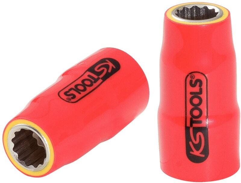 Thumbnail - Ks Tools 3/8 Stecknuss mit Schutzisolierung, 19 mm