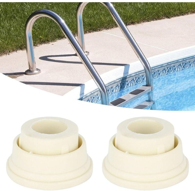 Leiterstoßstange, Leiter-Gummigriff, einzelner Pool, Rolltreppe, Leiter-Gummistoßstange für Hotelschwimmbecken (weiß) - ...