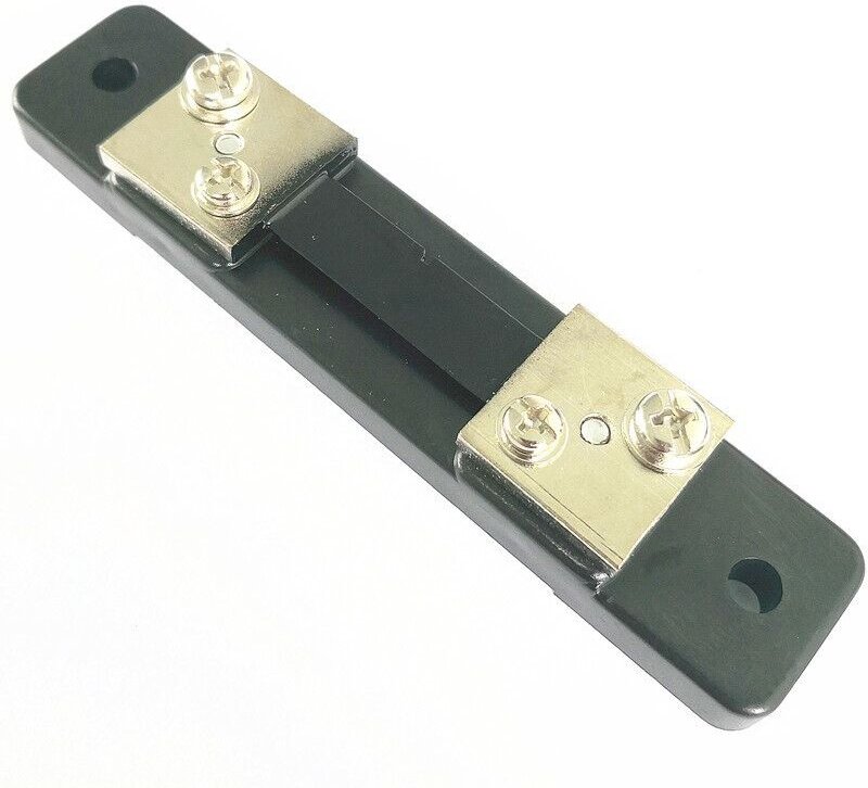 DC 50A 75mV Amperemeter Shunt-Widerstand für DC Strom Meter Amp Analog Panel