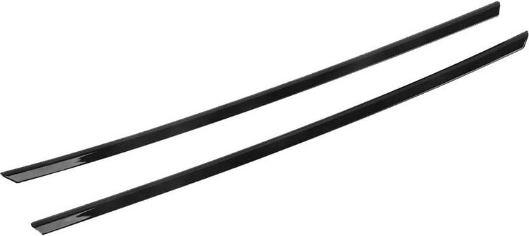 FüR Golf 8 MK8 2020 2021 GläNzend Schwarz Auto FrontschüRze KüHlergrill Dekoration Streifenabdeckung