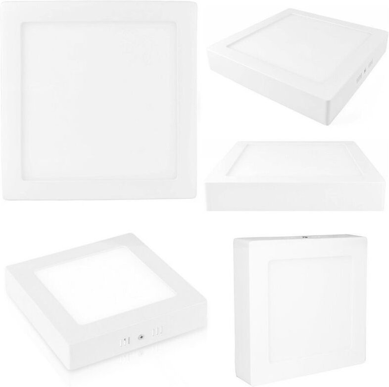 Trade Shop - 18W QUADRATISCHER LED-AUFBAU-SPOTLIGHT KALTWEISSES LICHT -