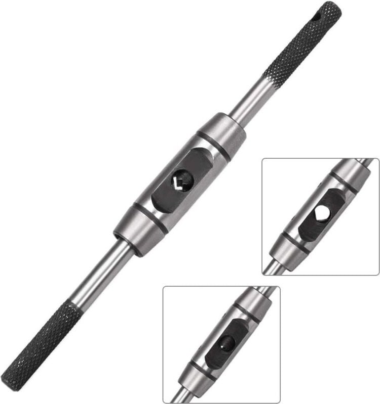 Verstellbarer Gewindebohrer, Gewindebohrerhalter, Griff für metrische M1-M8-Gewindebohrer, Gewindebohrer, Werkzeugkörper...