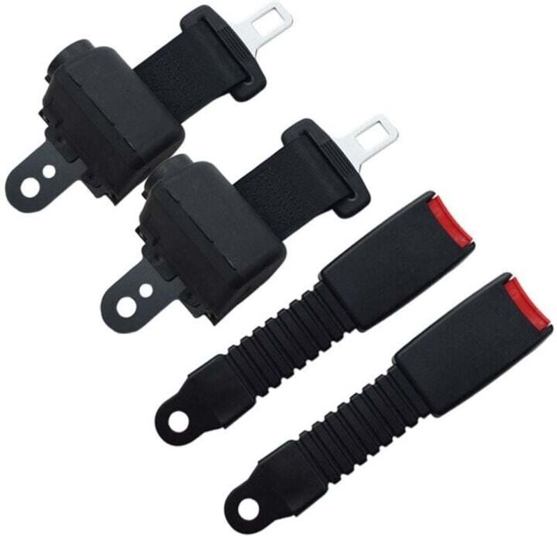 2 Set Universal 3-Punkt verstellbarer Sicherheitsgurt für Fahrzeuge, Autos, Transporter