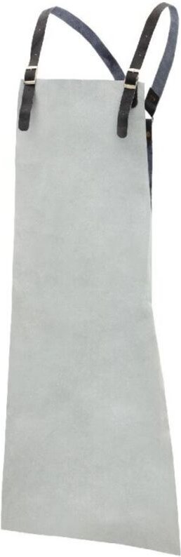Spaltlederschürze, grau, 80 x 100 cm (2100) - Nitras