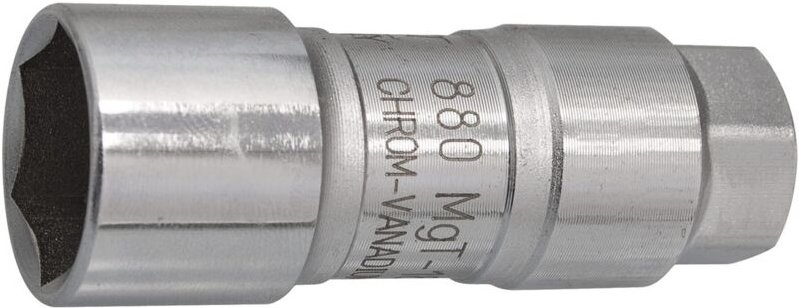 Zündkerzen Steckschlüsseleinsatz, Vierkant hohl 10 mm (3/8), Außen-Sechskant Profil, 18 mm, Art.Nr. 880MGT-18 - Hazet