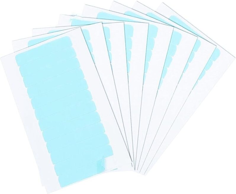 Replacement Tape for Tape In Hair Extensions, Highly Adhesive Hair Extension Tape for Hair Extensions transparent
