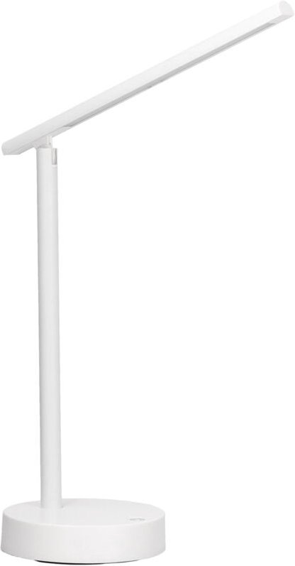 Archie Lámpara Flexo de Escritorio led con Batería Intensidad Regulable con Luz Neutra 4000K. Flexo de Aluminio Blanco