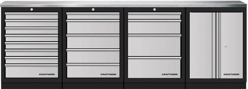 Mobilio 4er Standard-Kombi, Edelstahl 430