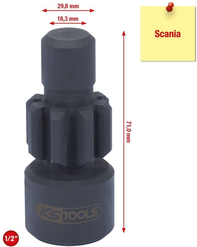 Ks Tools 1/2 Motor-Durchdrehvorrichtung für Scania