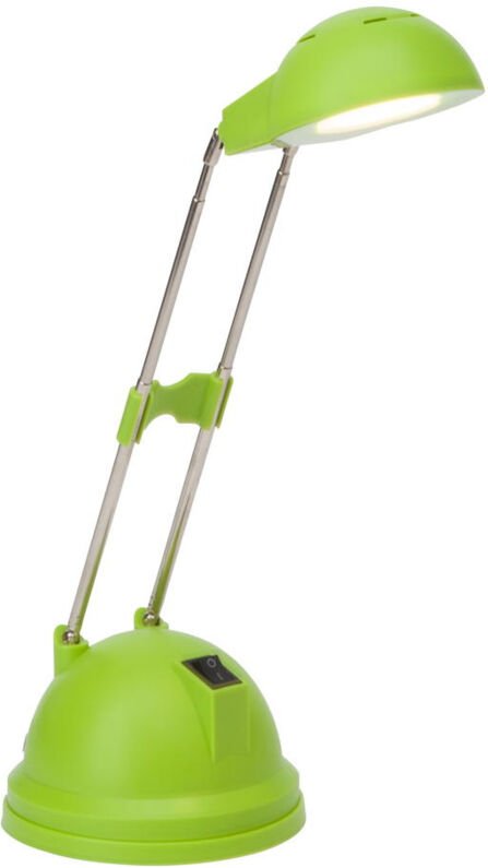 Lampe Katrina led Tischleuchte grün 1x 5.7W led integriert (smd), (600lm, 2700K) Mit Kippschalter / Kopf schwenkbar - Br...