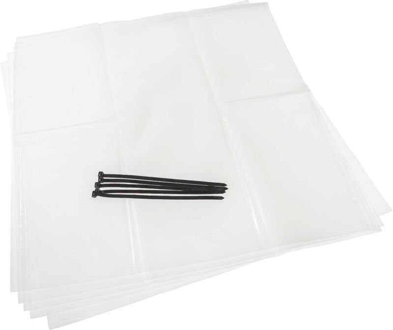 vhbw 5x Spänefangsack Ersatz für Festool ENS-VA-20/10 für Späneabsauganlage, Rohluftentstauber - Polyethylen-Staubbeutel...