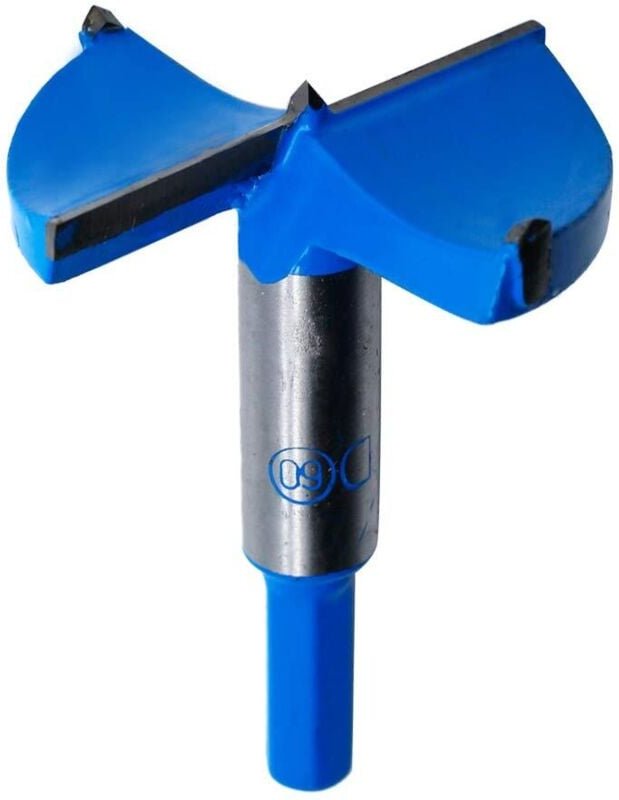 Qjaiune 2-3/8 Zoll / 60 mm Forstnerbohrer, 2,375 Zoll Wolframkarbid-bestückte Holzlochsäge, Erdbohreröffner, Holzbearbei...