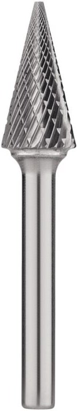 Hf m alpha, 1 Stück, 12,7 x 22,0 x 6,0 x 71 mm, Alpha Hartmetall-Frässtift Form m - Rhodius