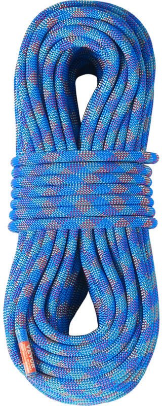 Thumbnail - 10,2 mm dynamisches Kletterseil, 60 m (197 Fuß) Outdoor-Kletterseil, 25 kN Bruchspannung, dehnbares Faserseil mit Stahlk...