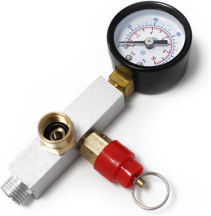 Thumbnail - Ersatzteil: Airbrush Kompressor Adapter Druckseite AS196AW & Manometer