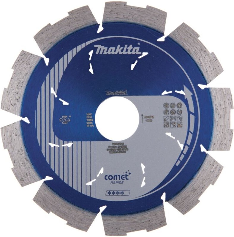 Diamantscheibe 115x22,23 comet, Cool Rapide - Makita