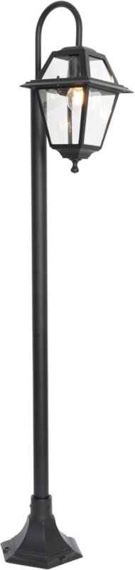 Klassische Außenlaterne schwarz 135 cm IP44 - Berta