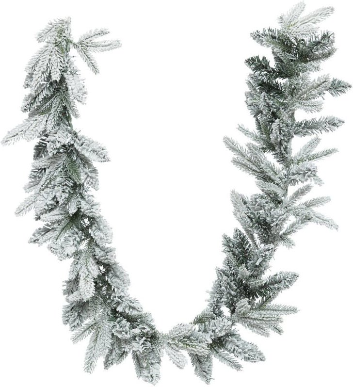 Girlande aus verschneiten Tannenzweigen, 180 cm
