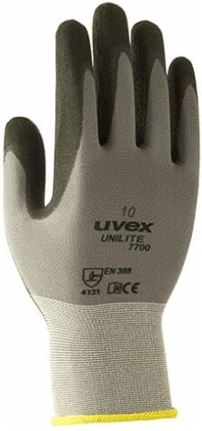 Uvex - 6058508 Schutzhandschuhe unilite Strick Nitril nbr Größe 8